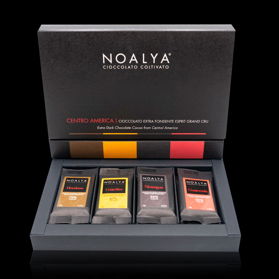 Noalya 黑巧克力片裝禮盒 (12 入)｜中美洲風味精選