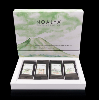 Noalya 黑巧克力片裝禮盒（12入）｜墨西哥莊園風味精選